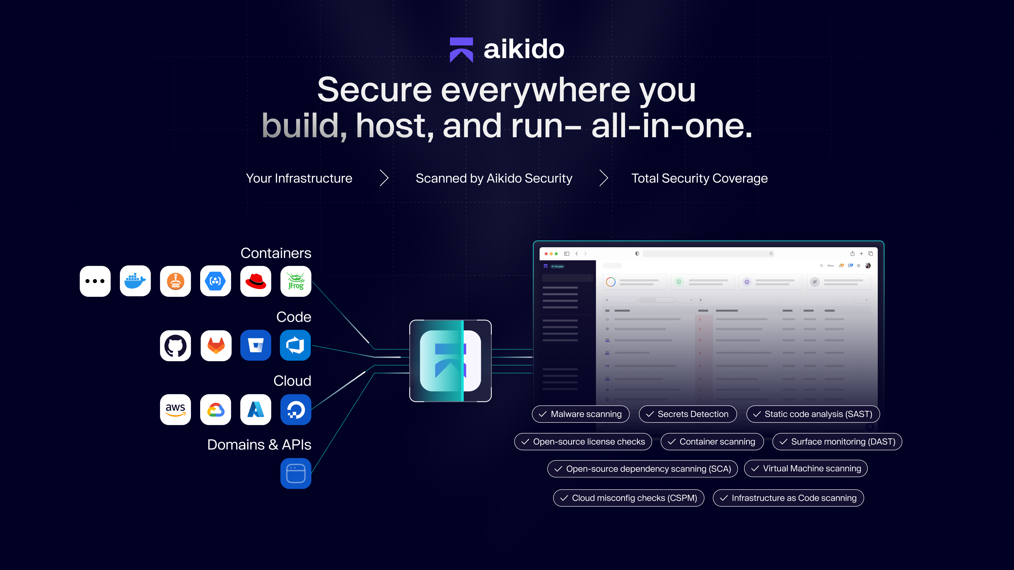screenshot of Aikido Security